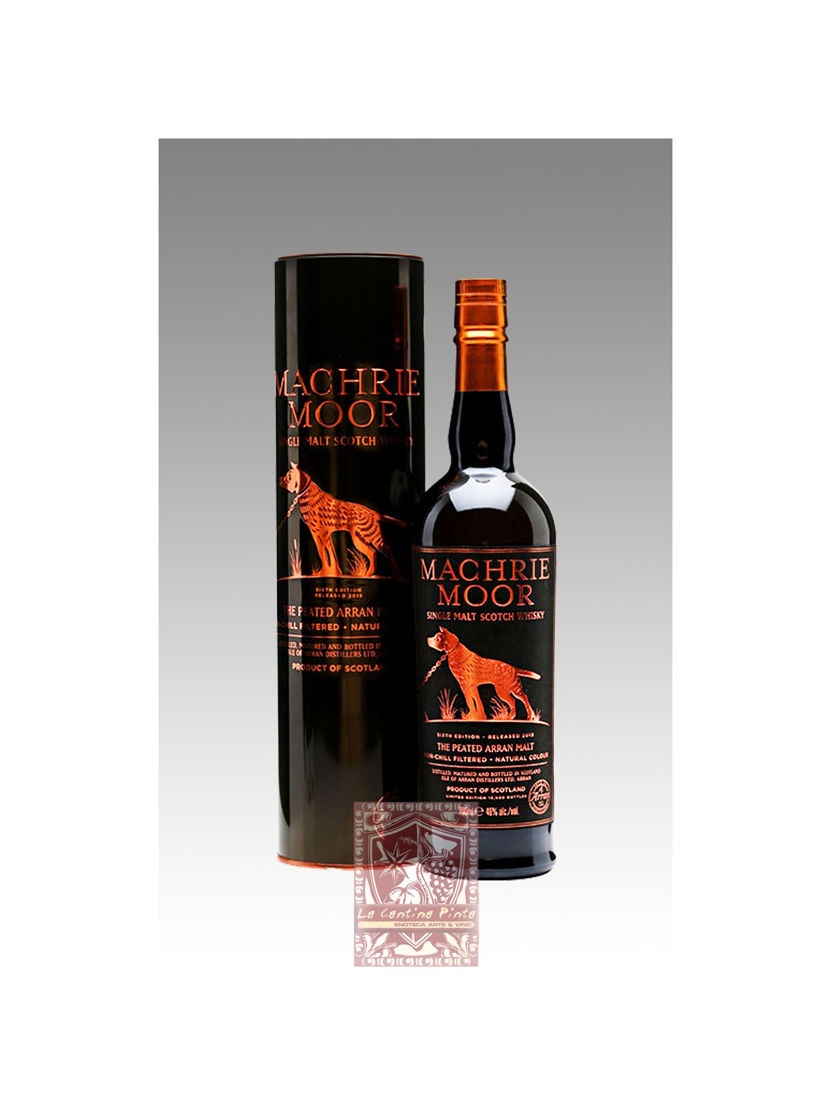 WHISKY MACHRIE MOOR SINGLE MALT SCOTCH WHISKY THE PEATED ARRAN MALT 6th EDITION
