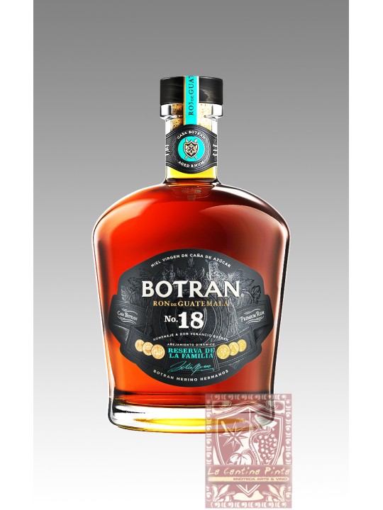 RON  BOTRAN  No 18 RESERVA DE LA FAMILIA  - RUM DEL GUATEMALA