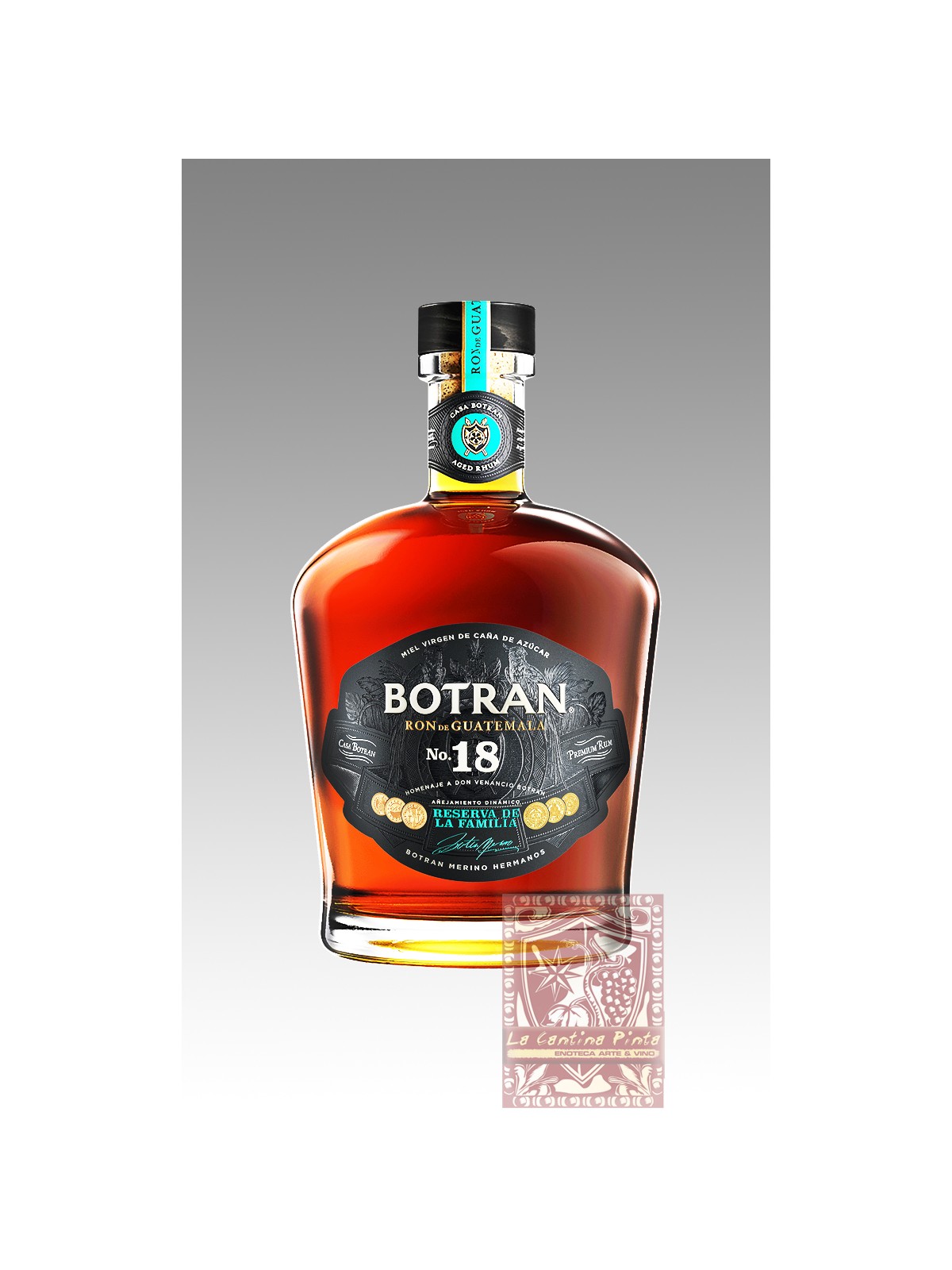 RON  BOTRAN  No 18 RESERVA DE LA FAMILIA  - RUM DEL GUATEMALA