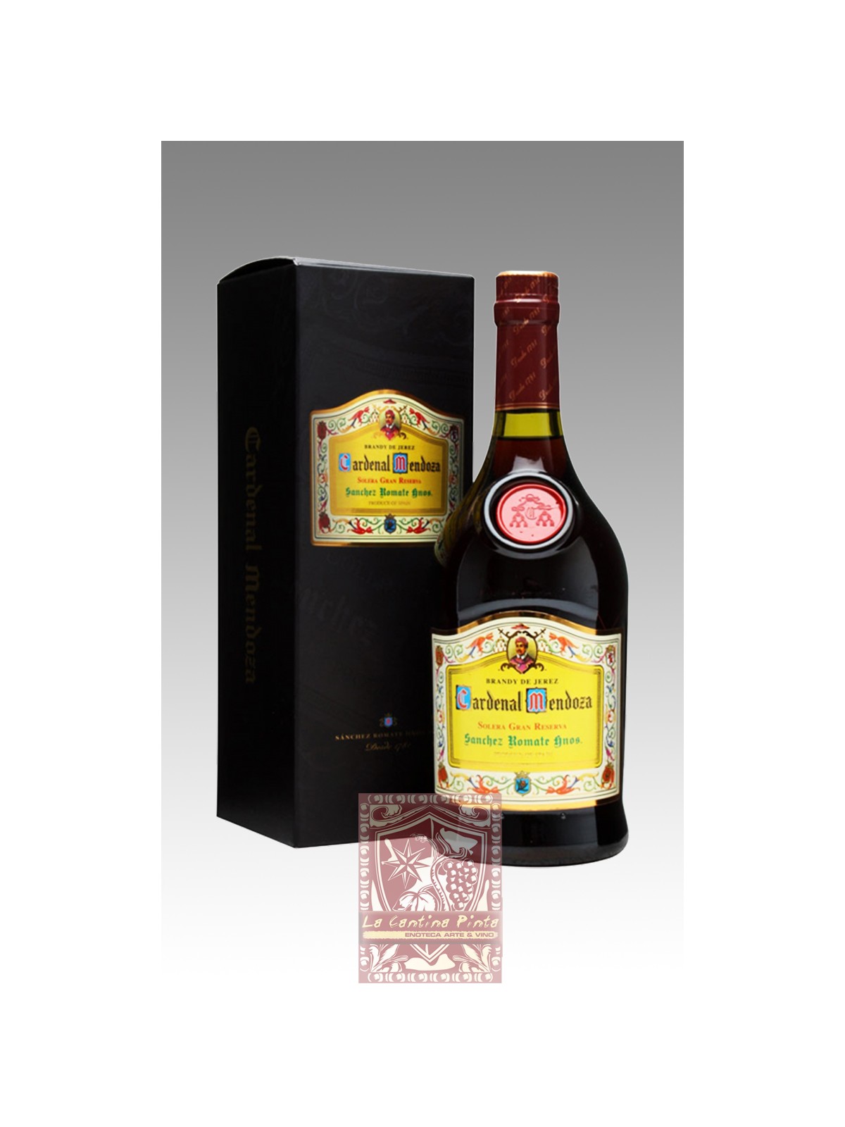 CARDENAL MENDOZA BRANDY DE JEREZ SOLERA GRAN RESERVA - BODEGA SANCHEZ ROMATE HERMANOS