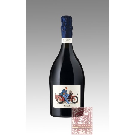 VINO SPUMANTE BRUT NERO BRUNO CECI  METODO MARTINOTTI - CANTINE CECI