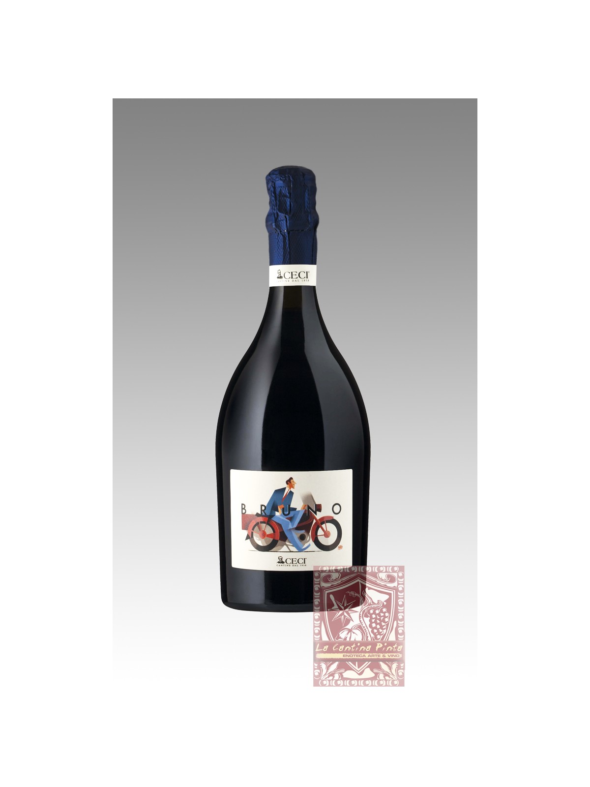 VINO SPUMANTE BRUT NERO BRUNO CECI  METODO MARTINOTTI - CANTINE CECI
