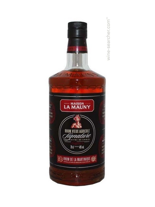 RHUM VIEUX AGRICOLE SIGNATURE DU MAITRE DE CHAIS MAISON LA MAUNY, RUM DELLA MARTINICA