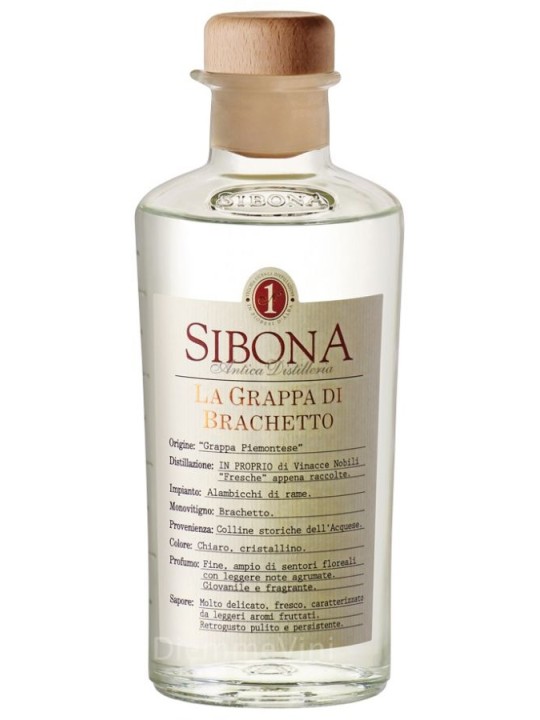 GRAPPA DI BRACHETTO GRADUATA - DISTILLERIA SIBONA