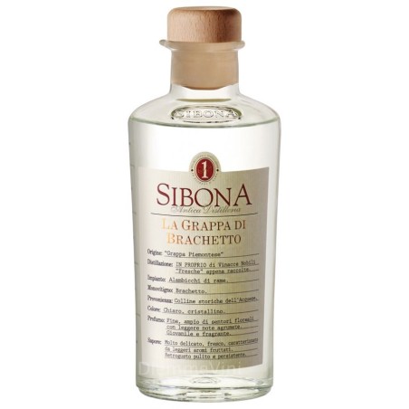 GRAPPA DI BRACHETTO GRADUATA - DISTILLERIA SIBONA