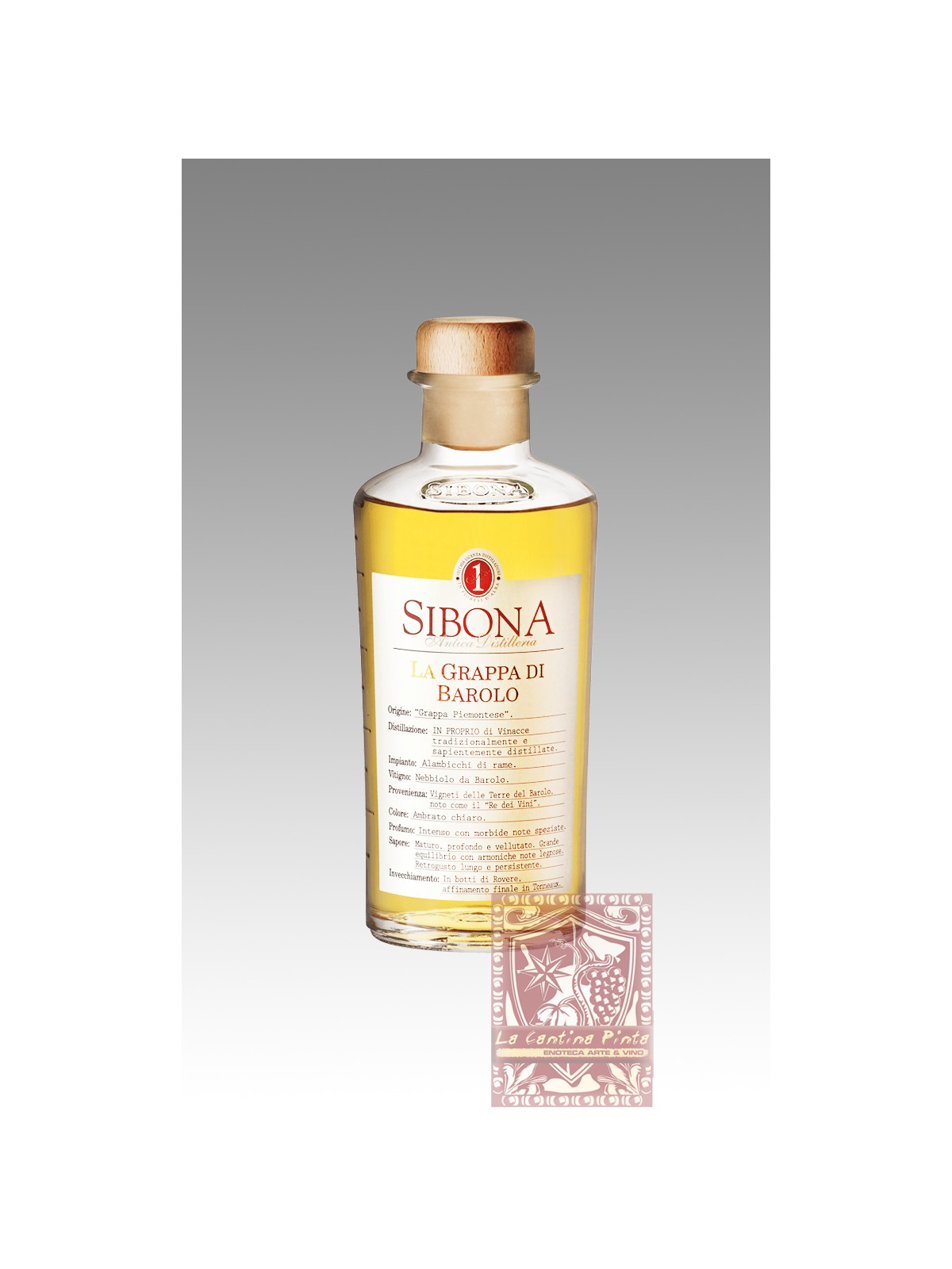 GRAPPA DI BAROLO GRADUATA - DISTILLERIA SIBONA