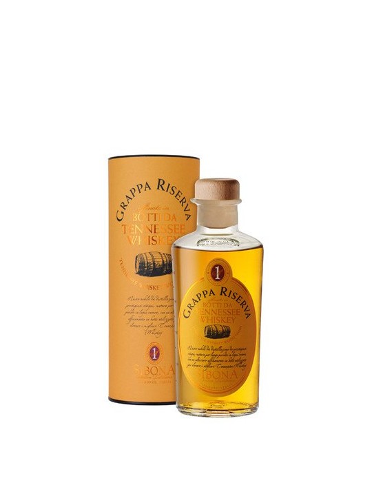 GRAPPA RISERVA AFFINATA IN BOTTI DA TENNESSEE WHISKEY - DISTILLERIA SIBONA