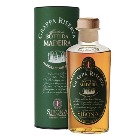 GRAPPA RISERVA AFFINATA IN BOTTI DA MADEIRA - DISTILLERIA SIBONA