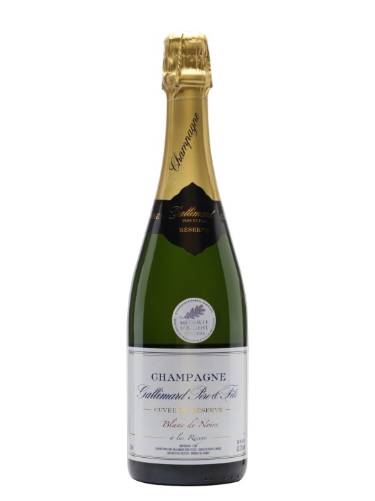 CHAMPAGNE CUVEE DE RESERVE BRUT BLANC DE NOIRS - GALLIMARD PERE & FILS