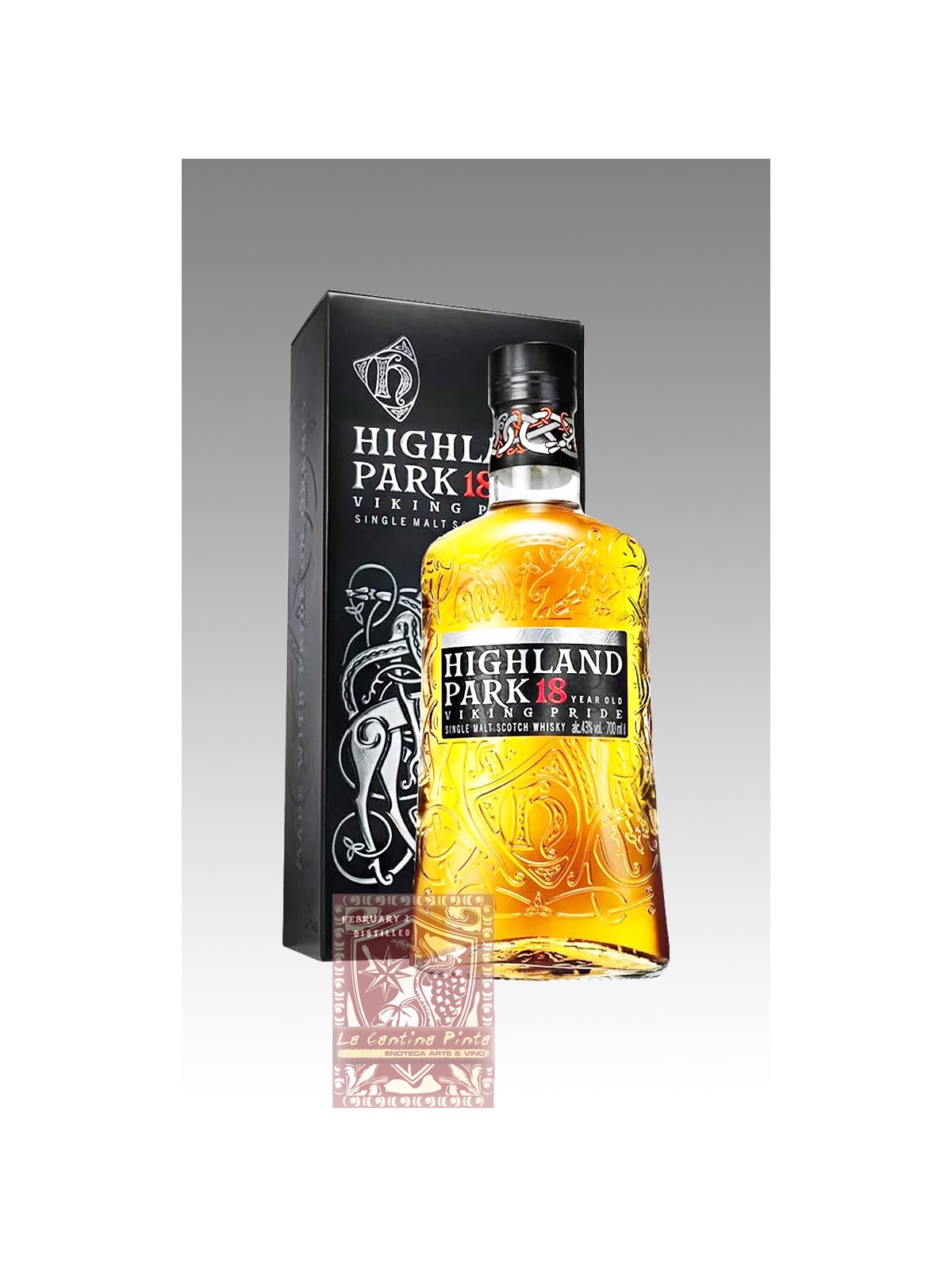 SIGLE MALT SCOTCH WHISKY HIGHLAND PARK 18 Y.O. VIKING PRIDE