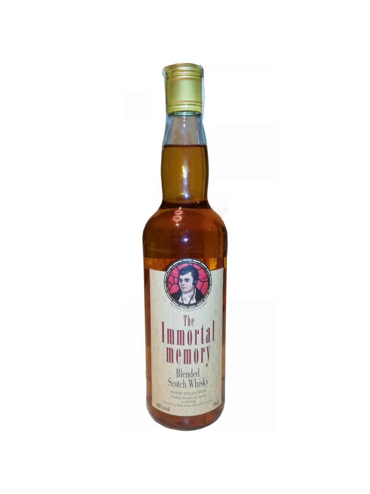 WHISKY THE IMMORTAL MEMORY BLENDED SCOTCH WHISKY RARE SELECTED - GORDON & MACPHAIL