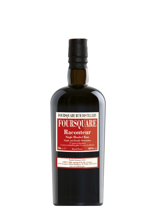 RHUM FOURSQUARE RACONTEUR DOUBLE MATURATION 61°, RUM DELLE BARBADOS
