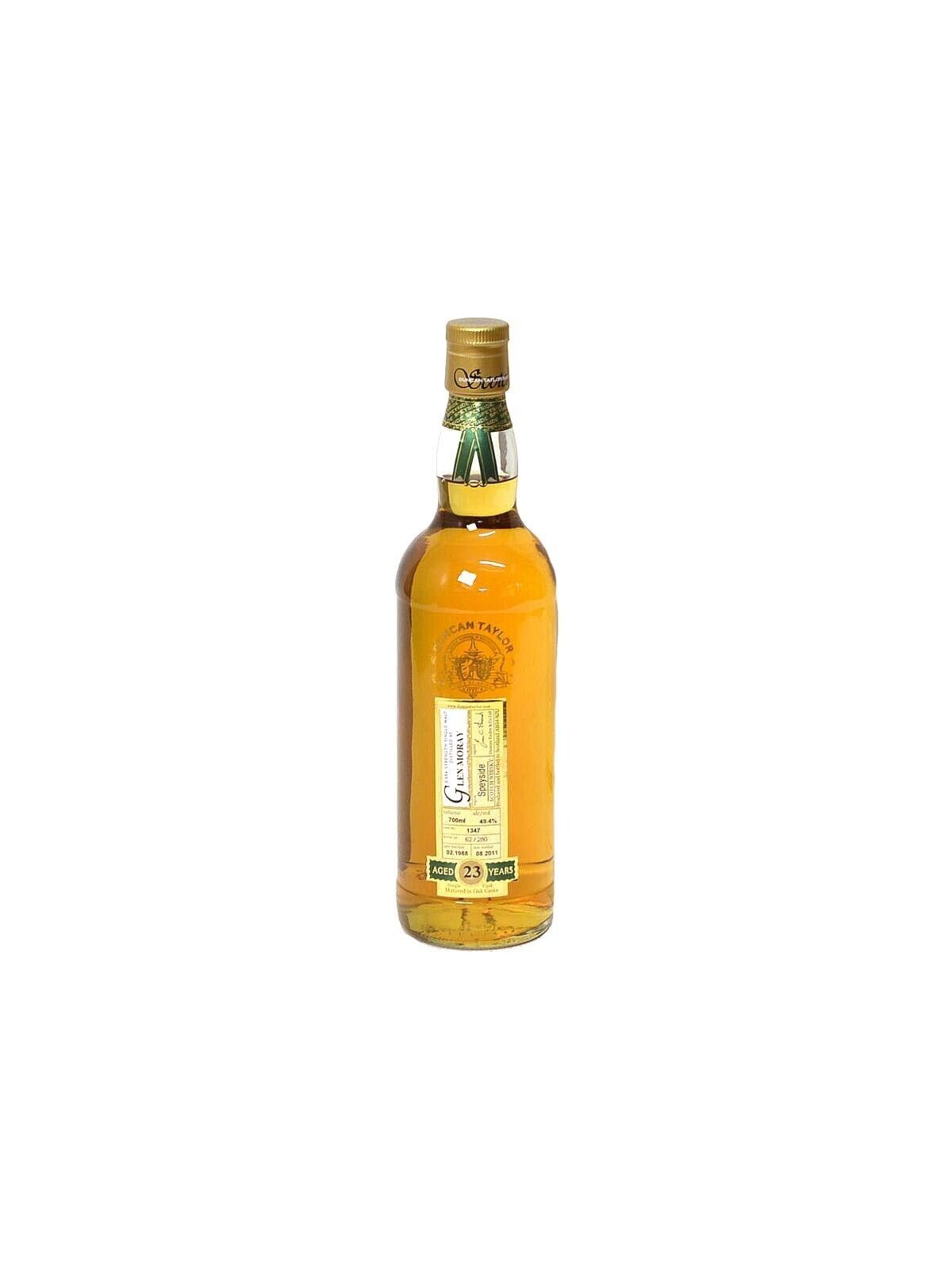 WHISKY GLEN MORAY 1988 CASK STRENGTH SINGLE MALT 23 Y.O. DUNCAN TAYLOR