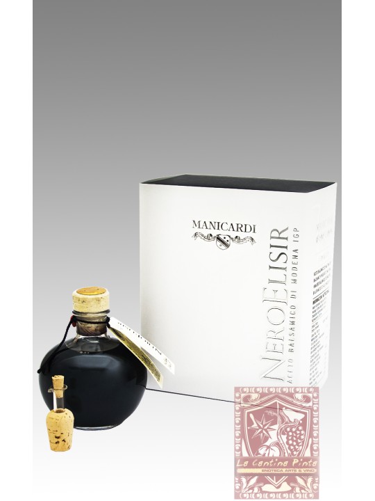 NERO ELISIR ACETO BALSAMICO DI MODENA IGP mL 250 - MANICARDI