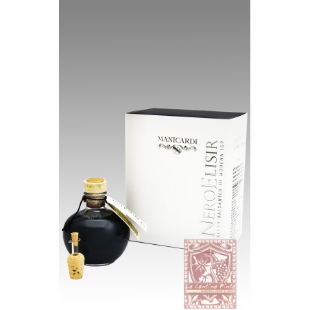 NERO ELISIR ACETO BALSAMICO DI MODENA IGP mL 250 - MANICARDI