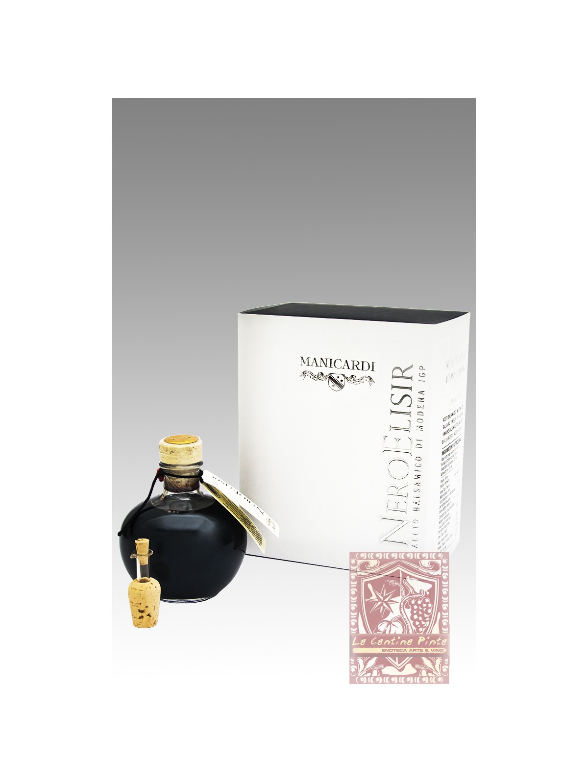 NERO ELISIR ACETO BALSAMICO DI MODENA IGP mL 250 - MANICARDI