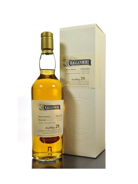 WHISKY CRAGGANMORE SINLGE SPEYSIDE MALT 29 Y.O.SPECIAL EDITION