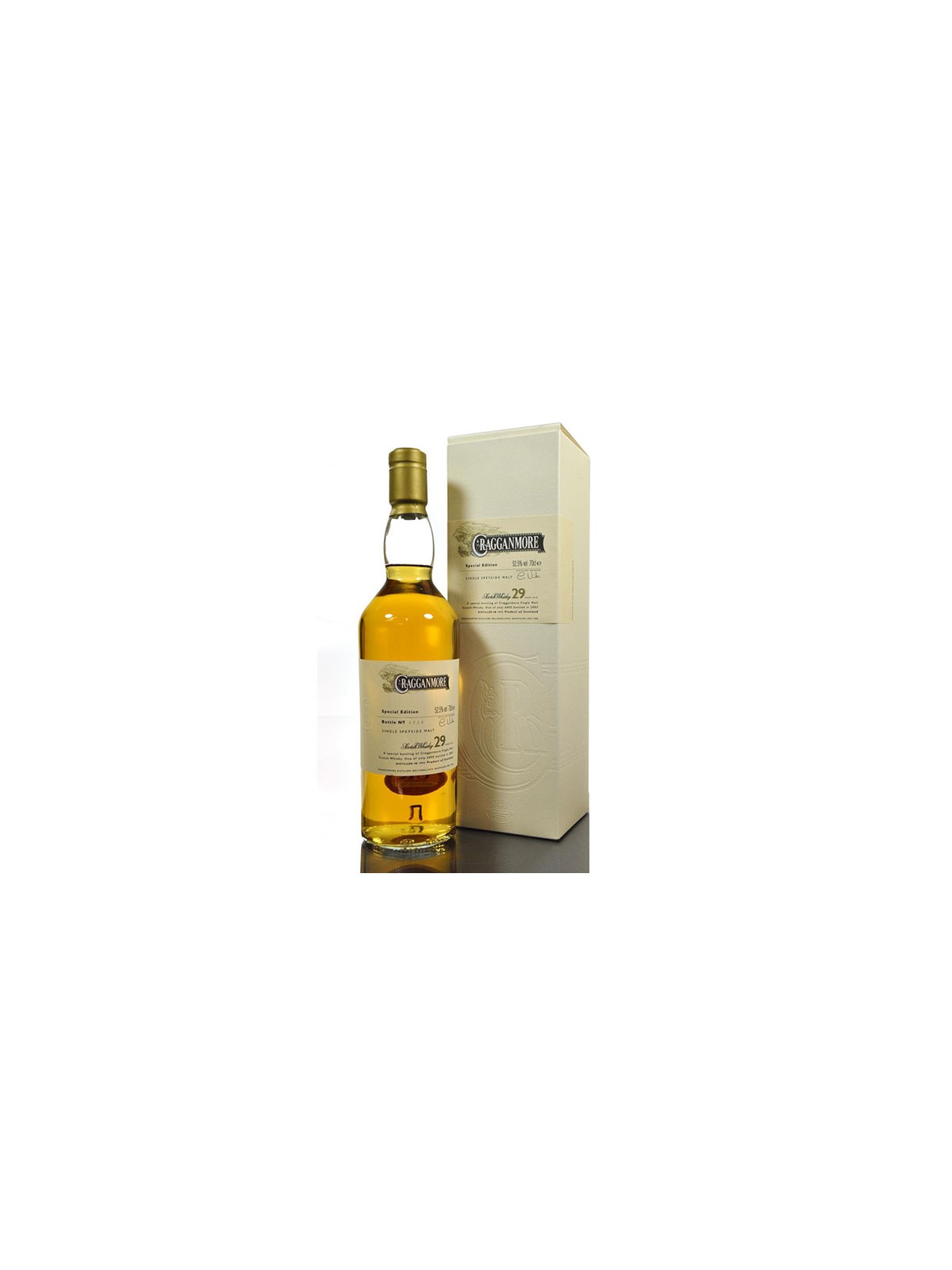 WHISKY CRAGGANMORE SINLGE SPEYSIDE MALT 29 Y.O.SPECIAL EDITION