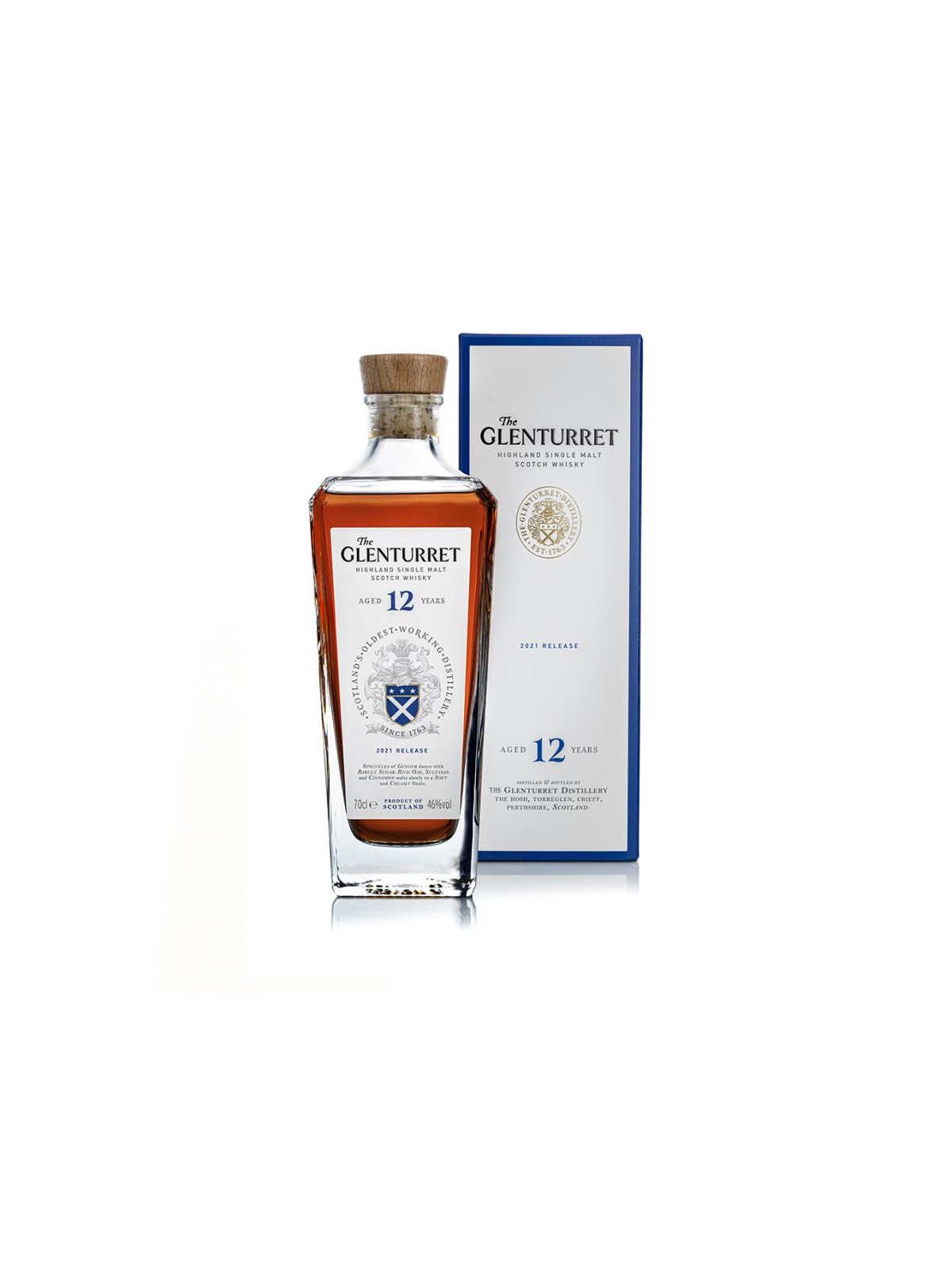 GLENTURRET 12 YO Scotch Whisky Single Malt