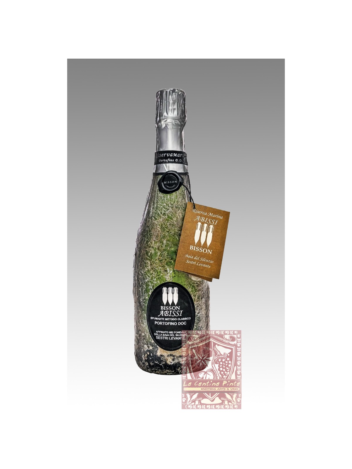 ABISSI RISERVA 2019  BRUT DOSAGE ZERO 30 MESI SUI LIEVITI AFFINATO NEI FONDALI DELL'AREA MARINA DI PORTOFINO - BISSON