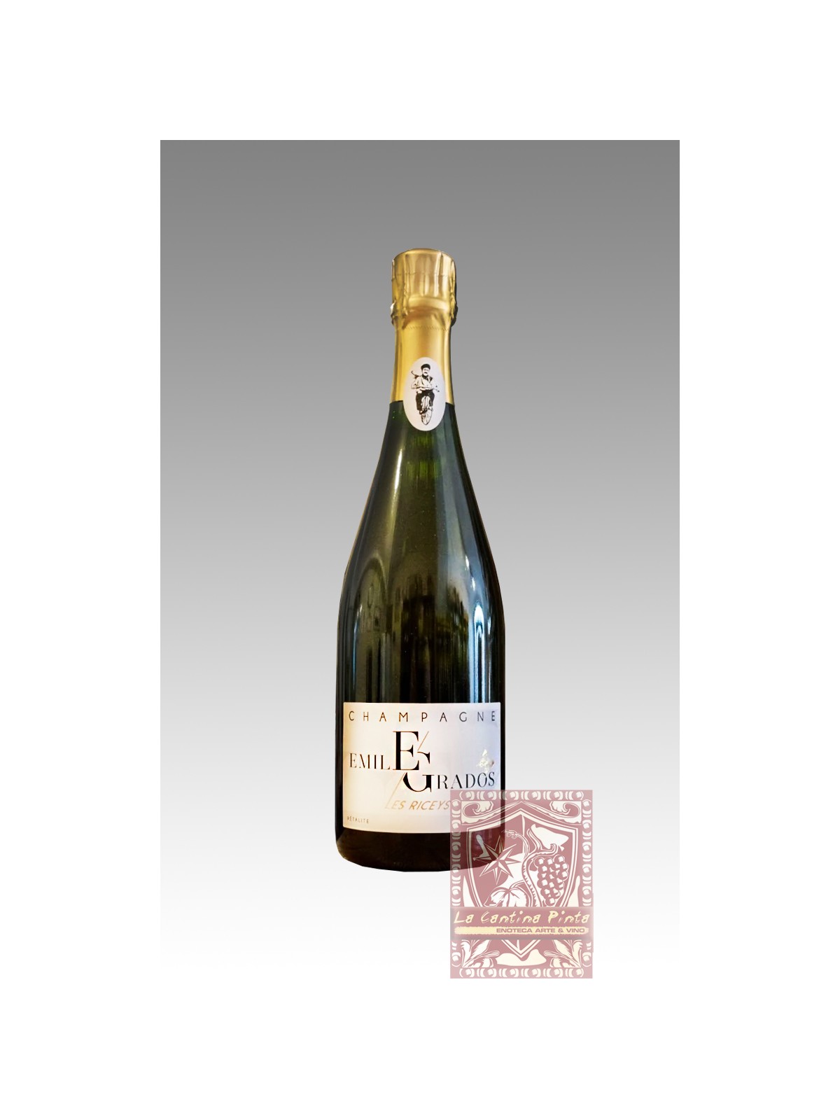 CHAMPAGNE CUVEE BRUT NATURE  PETALITE' EMILE GRADOS 2017