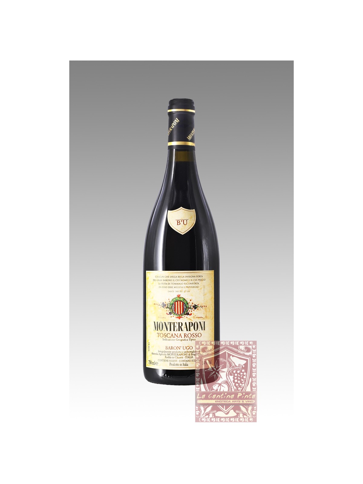 TOSCANA ROSSO IGT RISERVA 2019 BARON'UGO - MONTERAPONI