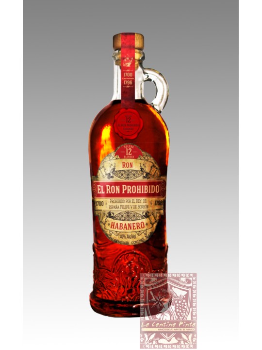 RHUM "EL RON PROHIBIDO" SOLERA 12 BLENDED - HABANERO