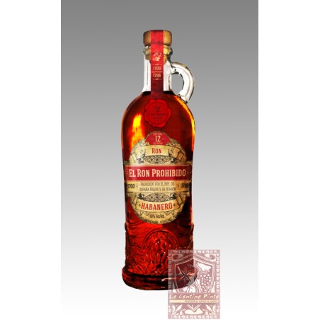 RHUM "EL RON PROHIBIDO" SOLERA 12 BLENDED - HABANERO
