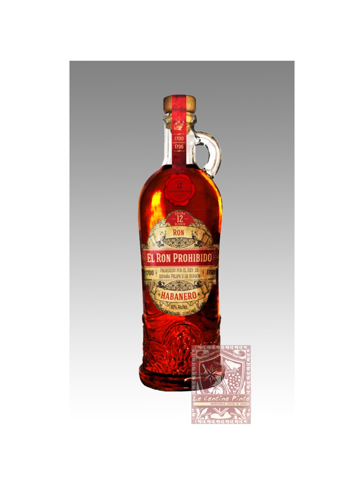 RHUM "EL RON PROHIBIDO" SOLERA 12 BLENDED - HABANERO