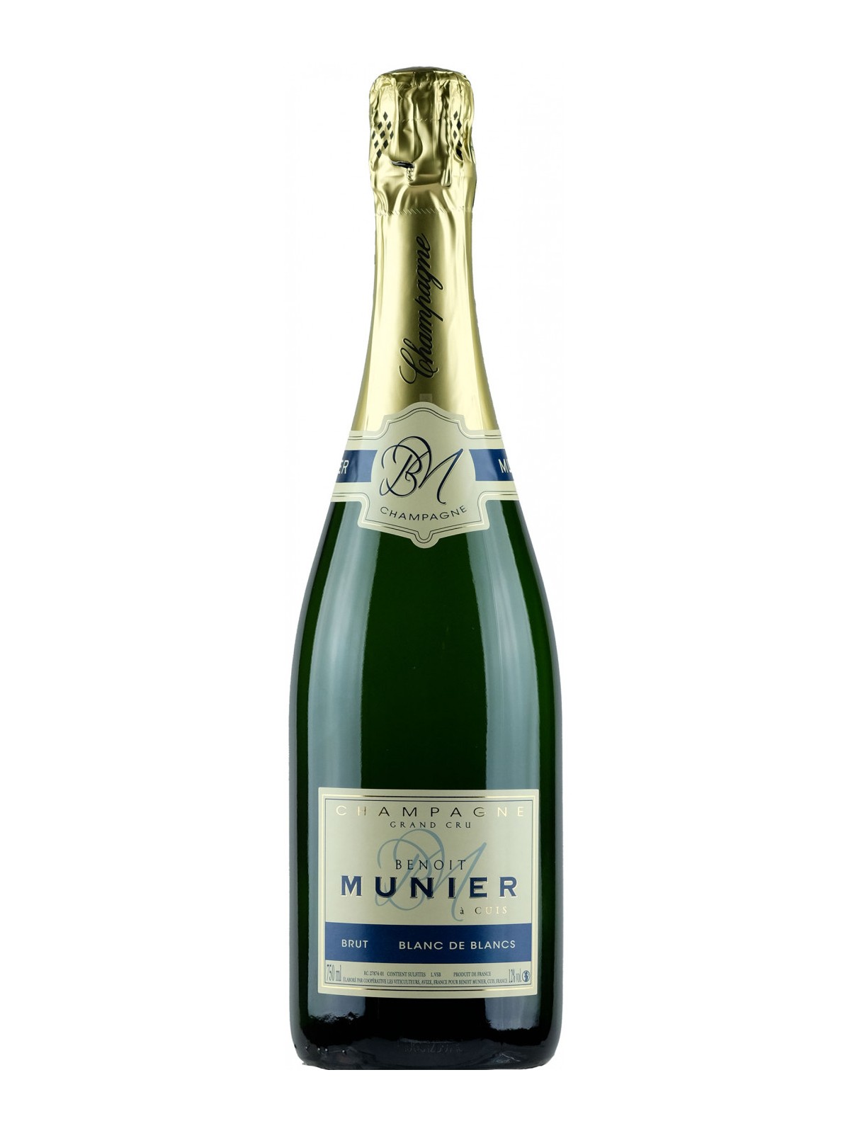 CHAMPAGNE BRUT BLANC DE BLANCS GRAND CRU - BENOIT MUNIER