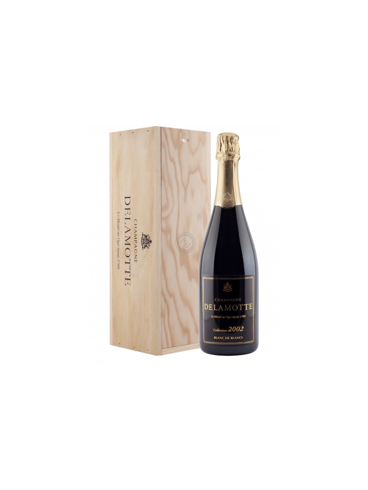CHAMPAGNE DELAMOTTE BLANC DE BLANCS COLLECTION 2002