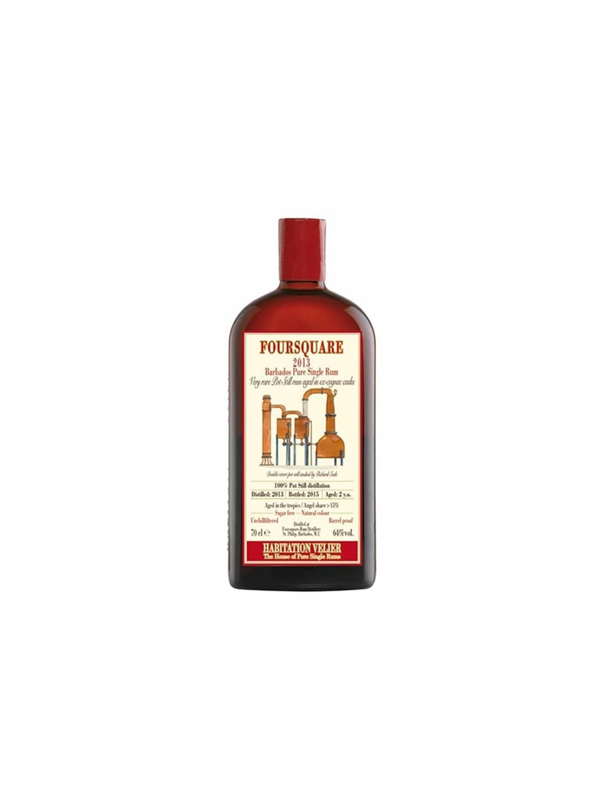 RHUM FOURSQUARE HABITATION  2013 BARREL  PROOF 2.YO.