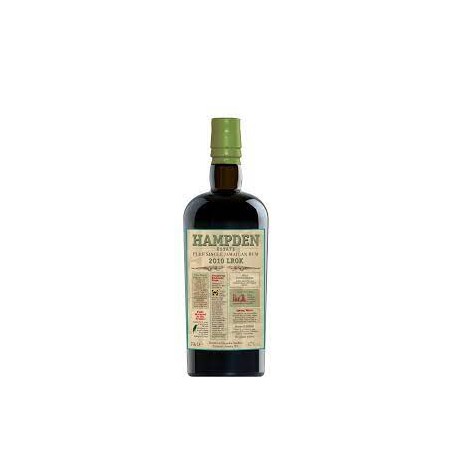 RHUM HAMPDEN 2010 LROK - JAMAICA PURE SIGLE RUM - HABITATION VELIER