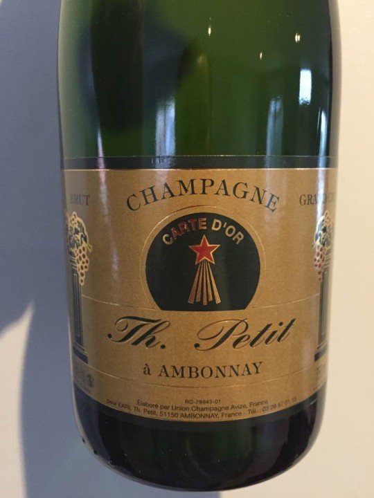 CHAMPAGNE CARTE D'OR MILLESIME 2008 GRAND CRU BRUT TH. PETIT