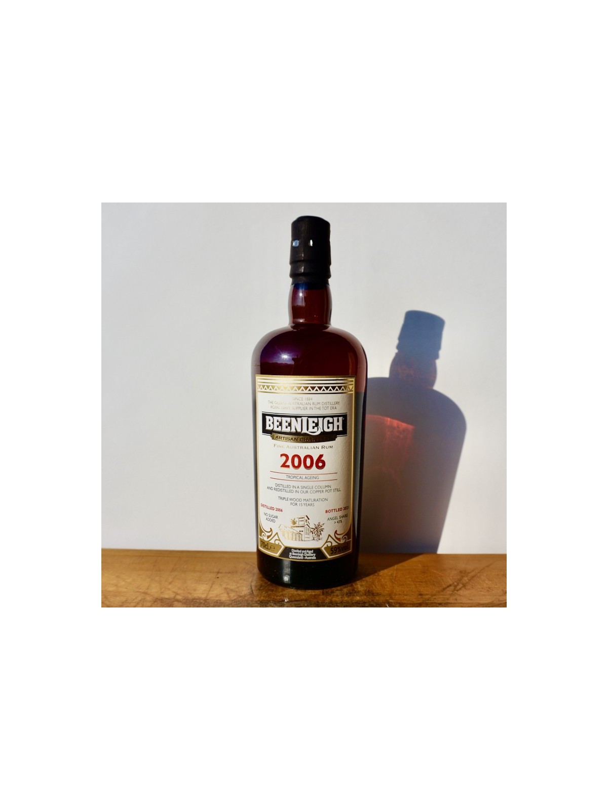 RUM BEENLEIGH 2006 TROPICAL AGING 15 Y. O.