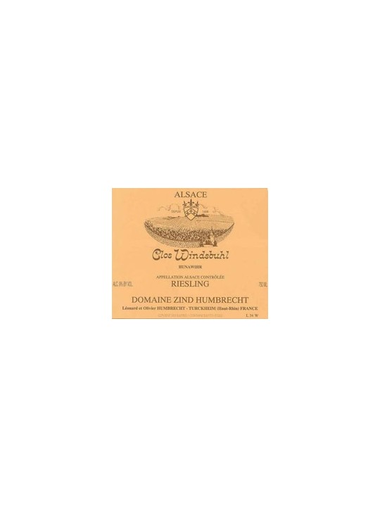 RIESLING CLOS WINDSBUHL 2009 - DOMAINE ZIND HUMBRECHT