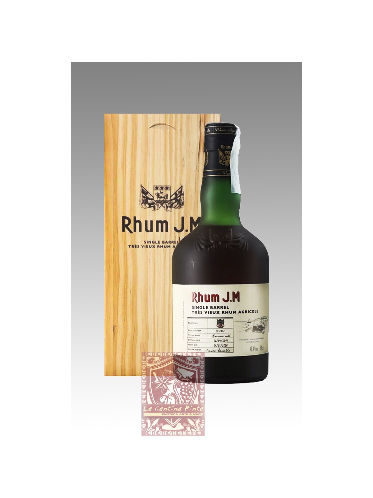 RHUM J.M.TRES  VIEUX MILLESIME' AGRICOLE SINGLE BARREL 2000    50 CL,  RUM DELLA MARTINICA