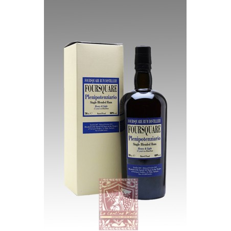 RHUM PLENIPOTENZIARIO 60% SINGLE BLENDED RUM 12 Y.O. - FOURSQUARE DISTILLERY