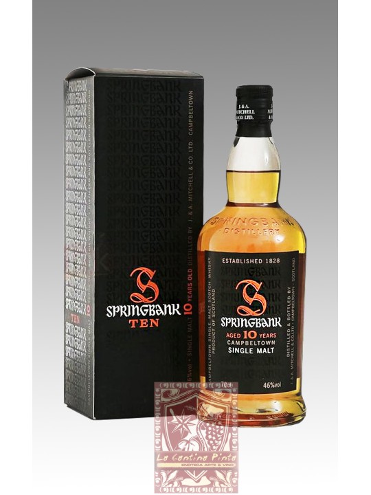 WHISKY SPRINGBANK TEN 10 Y.O (2016). CAMPBELTOWN SINGLE MALT