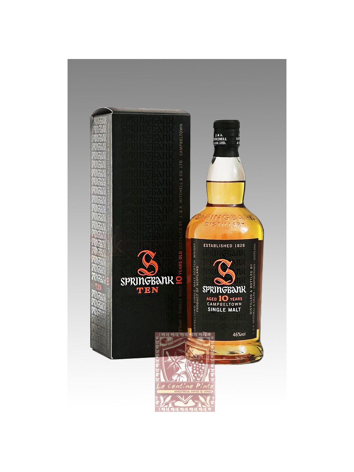 WHISKY SPRINGBANK TEN 10 Y.O (2016). CAMPBELTOWN SINGLE MALT