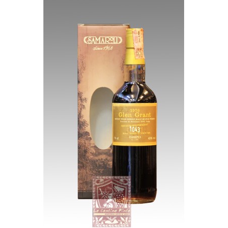 SHERRY WOOD SINGLE MALT SCOTCH WHISKY GLEN GRANT 1970 -1043  - SAMAROLI