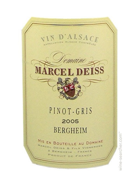PINOT BLANC BERGHEIM 2003 - MARCEL DEISS