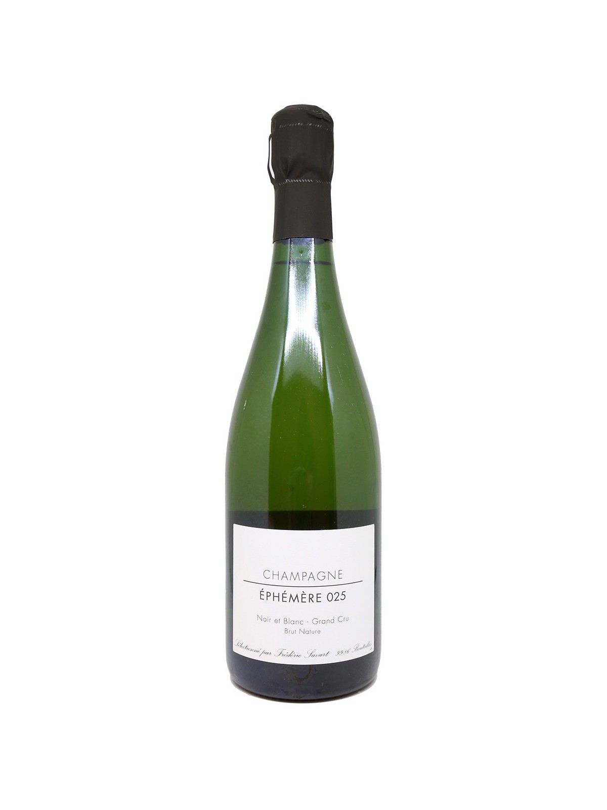 CHAMPAGNE BRUT NATURE EPHEMERE 025 NOIR ET BLANC -  FREDERIC SAVART & DREMOND PERE