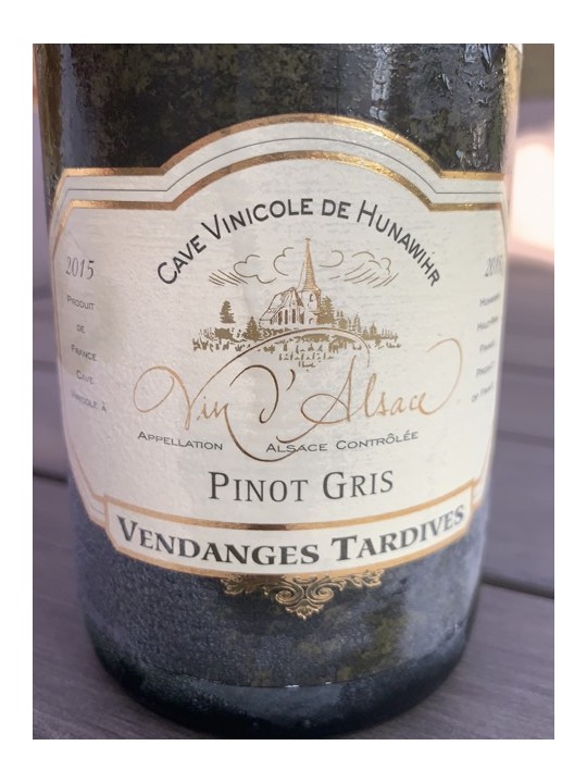 PINOT GRIS VENDANGE TARDIVES 2010 HUNAWIHR