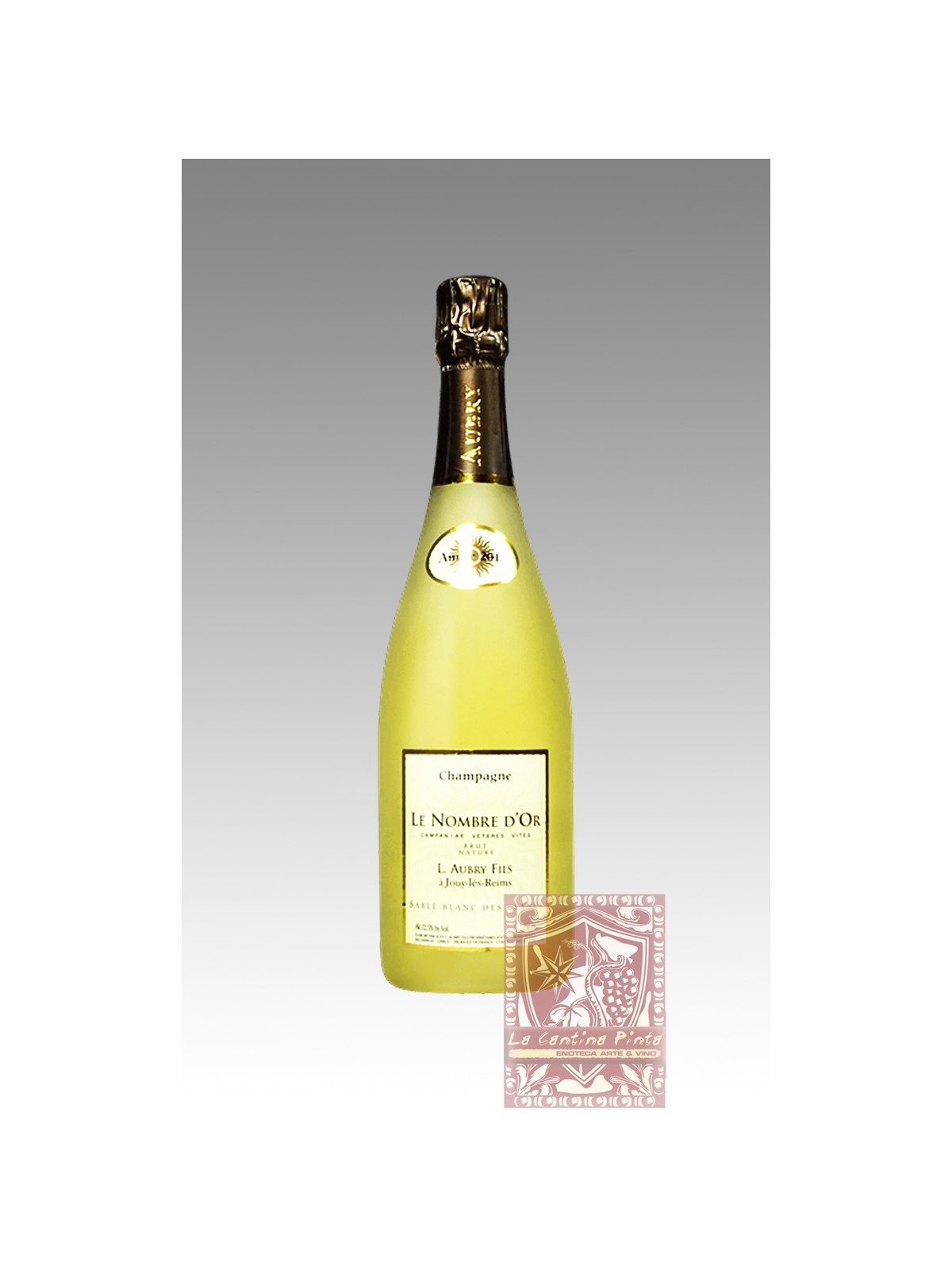 CHAMPAGNE AUBRY LE NOMBRE D'OR  2015 BRUT SABLE BLANC DE BLANCS