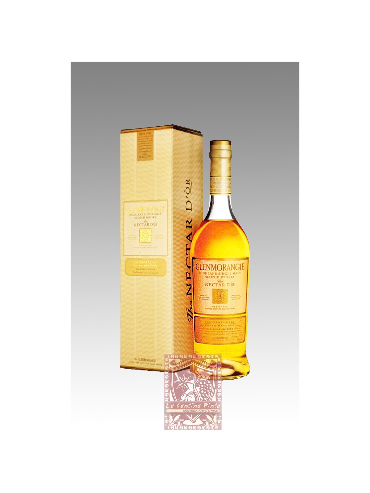 WHISKY GLENMORANGIE HIGHLAND SINGLE MALT "THE NECTAR D'OR" SAUTERNES WOOD FINISH