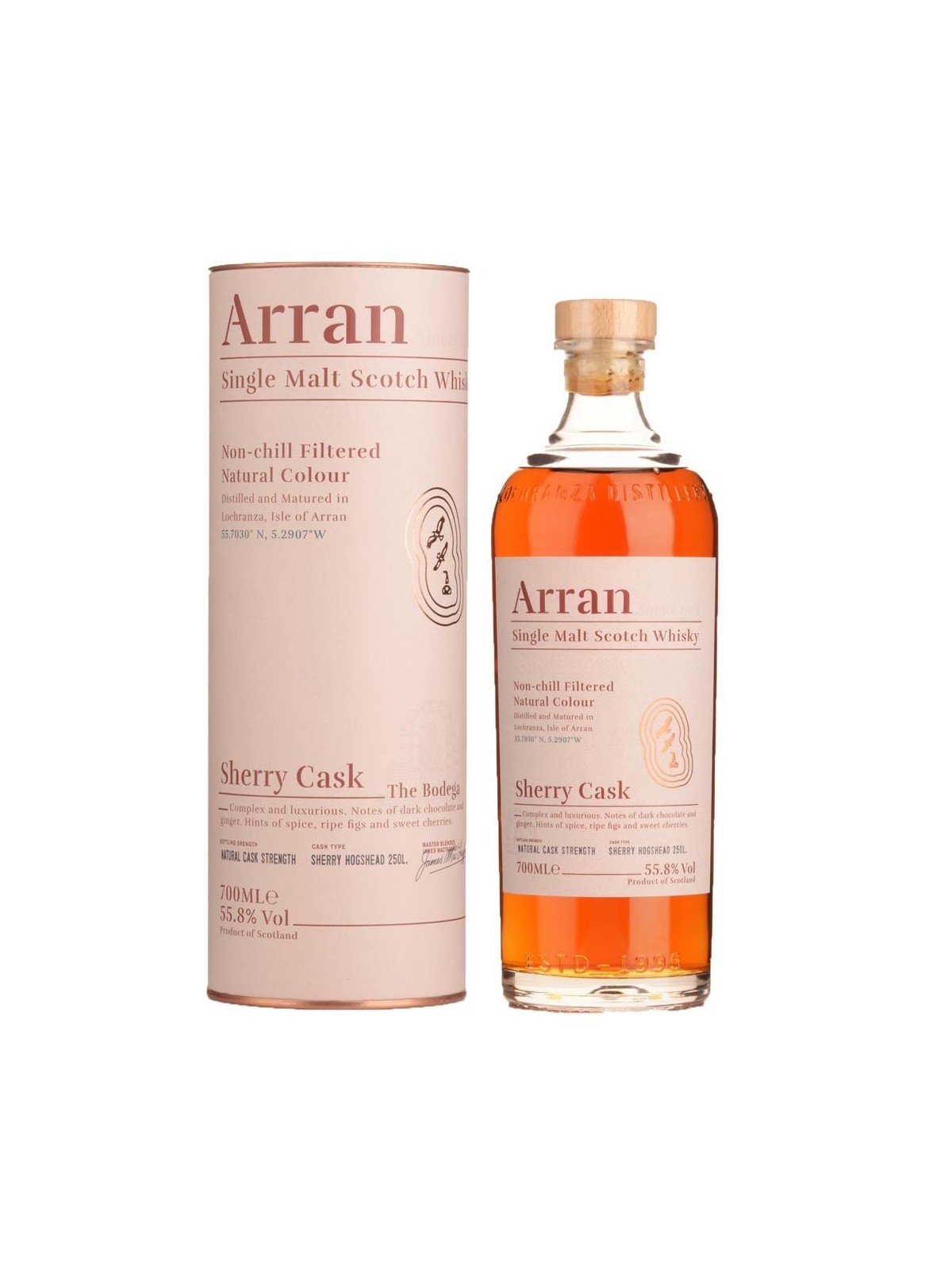  SINGLE MALT SCOTCH WHISKY ARRAN  SHERRY CASK STRENGTH THE BODEGA