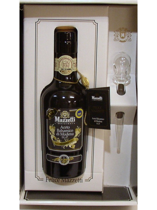 ACETO BALSAMICO DI MODENA "FELICE MAZZETTI" 4 FOGLIE ml 250 - MAZZETTI
