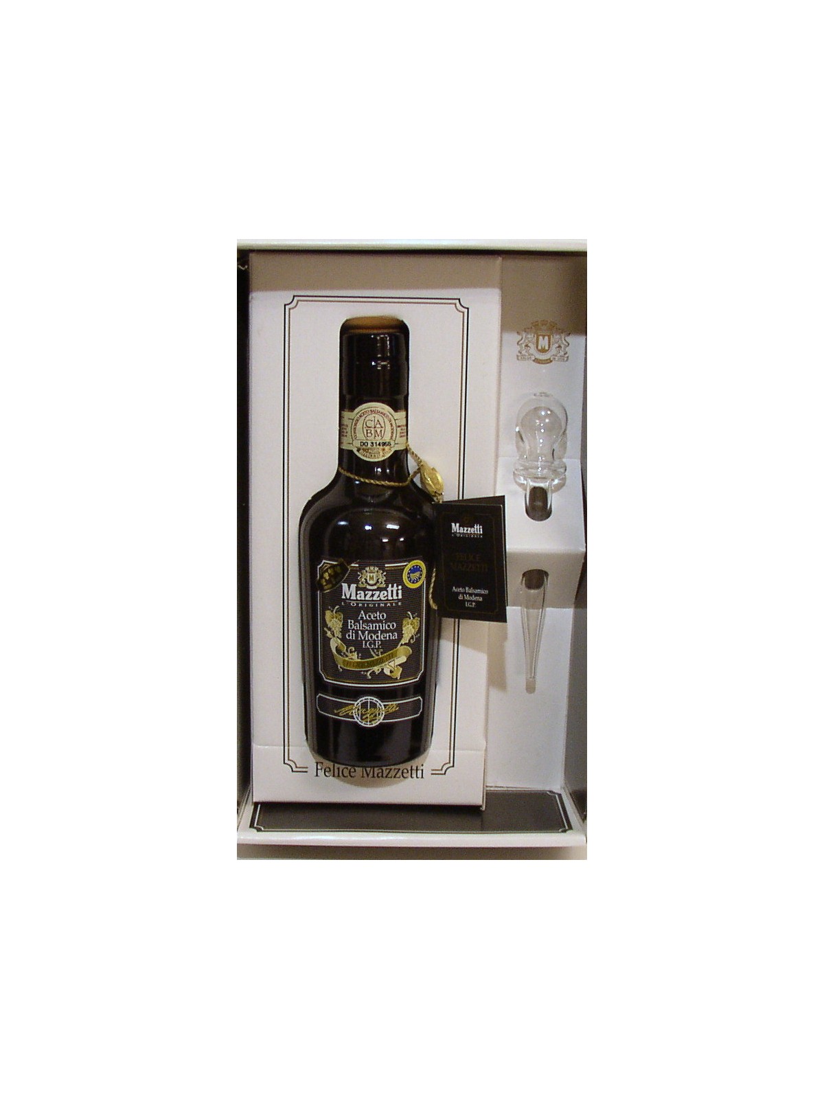 ACETO BALSAMICO DI MODENA "FELICE MAZZETTI" 4 FOGLIE ml 250 - MAZZETTI