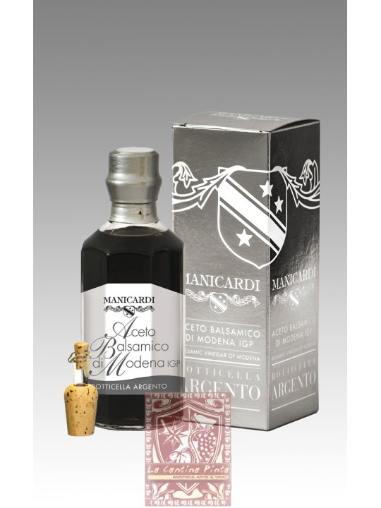 ACETO BALSAMICO DI MODENA BOTTICELLA ARGENTO - MANICARDI